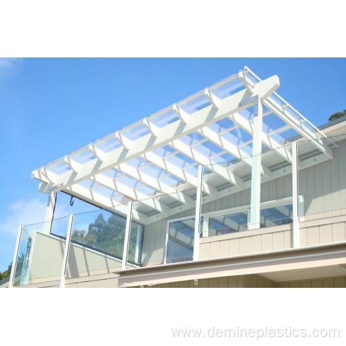 Polycarbonate sheet anti scratch awning board